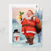 ハハメリークリスマスポストカード ポストカード (正面/裏面)