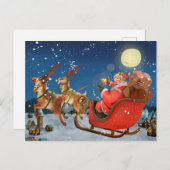 ハハメリークリスマスポストカード ポストカード (正面/裏面)