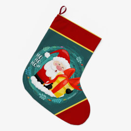 ハハメリークリスマス 大きなクリスマスストッキング ラージクリスマスストッキング