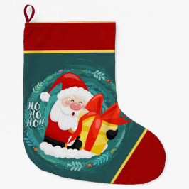 ハハメリークリスマス 大きなクリスマスストッキング ラージクリスマスストッキング