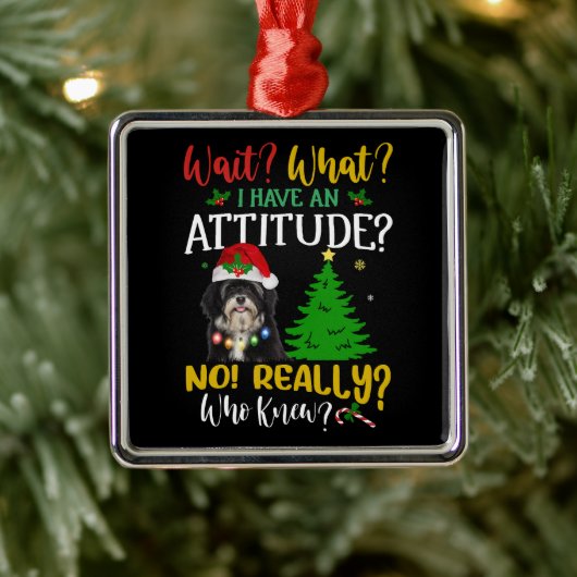 ハバおもしろいーズ犬 メタルオーナメント (ツリー)