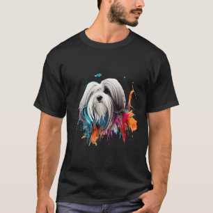 ハバカラフルスの絵を描抽象芸術 Tシャツ