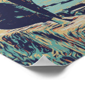 ハバカリブのナ誇りを持ったハガキのキューバ人女性 ポスター (角)