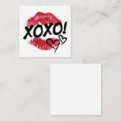 ハバキューハグ＆キス ノートカード (正面/裏面)