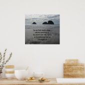 ハバクク2:14地は満たさなければならない。 ポスター (キッチン)