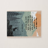 ハバクク3:19 Walk on the Heights Bible Verse ジグソーパズル (横)