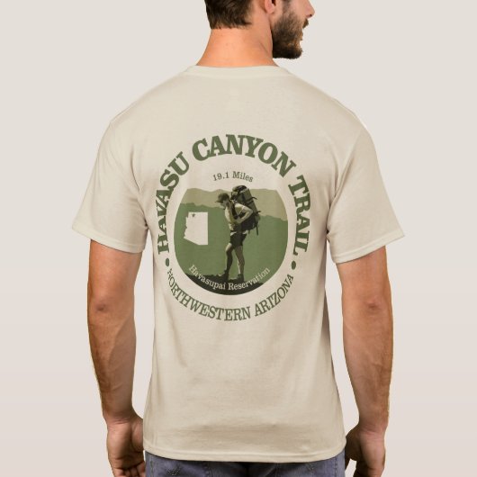 ハバスキャニオントレイル Tシャツ (裏面)