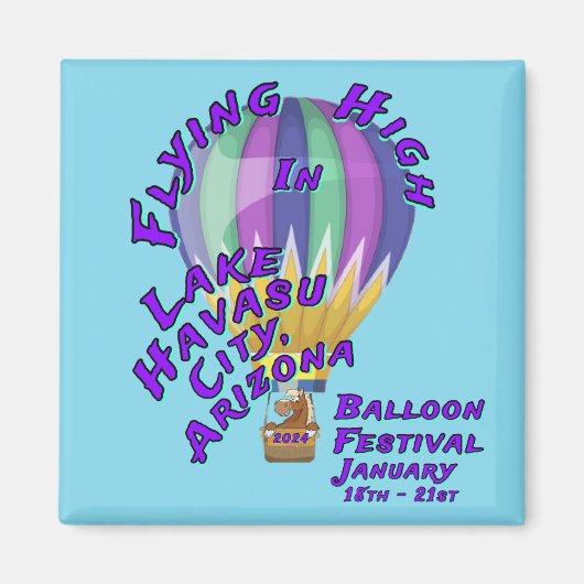 ハバスシティ飛んでいるアリゾナのハイイン マグネット (正面)