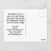 ハバスレイクホットエアバルーンフェスティバル2023 ポストカード (裏面)