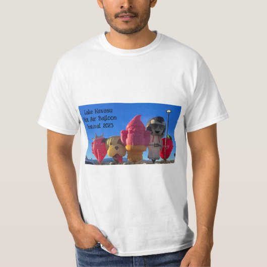 ハバスレイクホットエアバルーンフェスティバル2023 Tシャツ (正面)