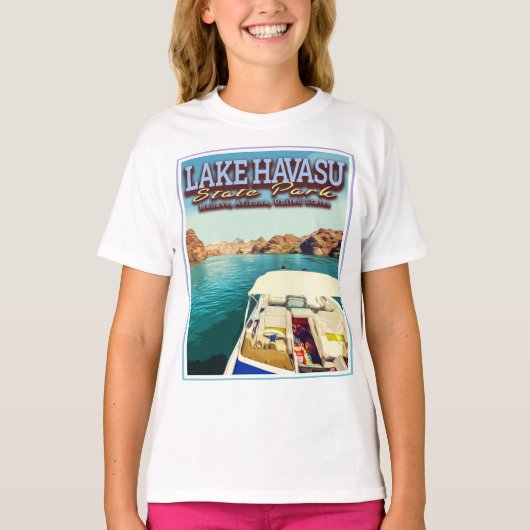 ハバスレイク – モハーブアリゾナ統一された州 Tシャツ (正面)