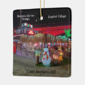 ハバス湖のクリスマス セラミックオーナメント (左)