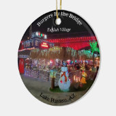 ハバス湖のクリスマス セラミックオーナメント (左)