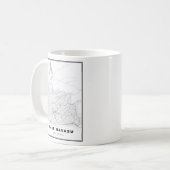 ハバス湖市地図 コーヒーマグカップ (正面左)