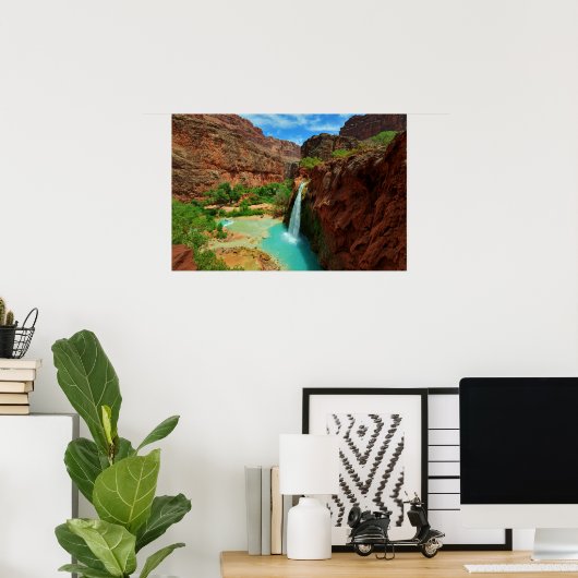 ハバス滝 ポスター (ホームオフィス)