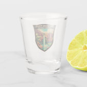 ハバス秋グランドキャニオントラベルアートヴィンテージ ショットグラス (裏面)