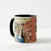 ハバス秋素晴らしは私の近くにある滝 マグカップ (正面左)