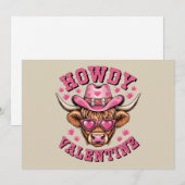 ハバダバ バレンタイン ウシ バレンタインデー コケティッシュ ラブ シーズンカード (正面/裏面)