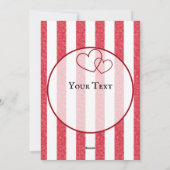 ハバデイ バレンタインデー ハート ストライプ シーズンカード (裏面)