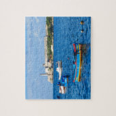 ハバナで航海します、キューバ ジグソーパズル (縦)