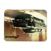 ハバナのアメリカ車、キューバの磁石 マグネット (横)