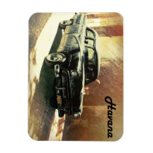 ハバナのアメリカ車、キューバの磁石