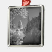 ハバナのキャピトル建物ドームのインフラレッド メタルオーナメント (左)