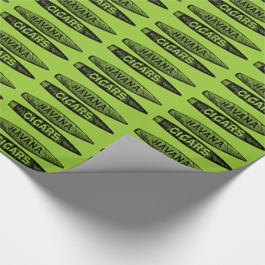 ハバナのシガーのヴィンテージの包装紙 ラッピングペーパー (角)