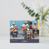 ハバナのミュージシャンたち（キューバ） ポストカード (スタンド正面)