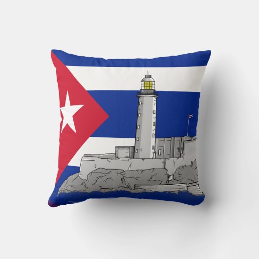 ハバナのモロ城 クッション (裏面)