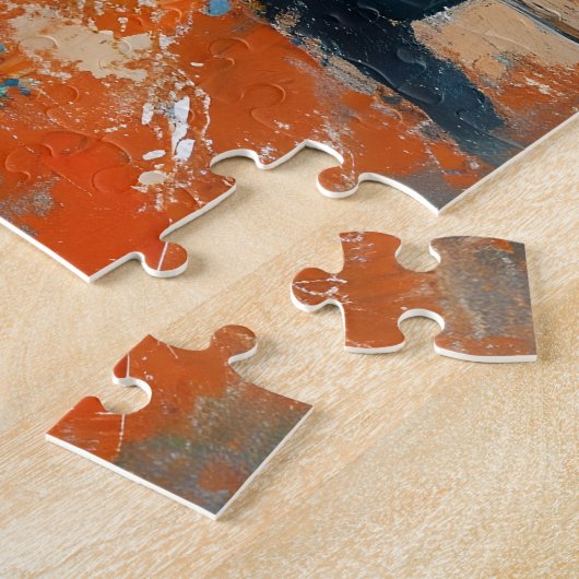 ハバナのヴィンテージレーシングカー ジグソーパズル (側面)