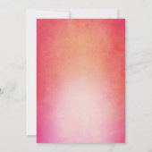 ハバナの夜ブライダルシャワー招待暑い夜 招待状 (裏面)