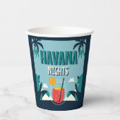 ハバナの夜 紙コップ (正面)