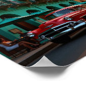 ハバナの旧市街でのサンセット散歩 ポスター (角)