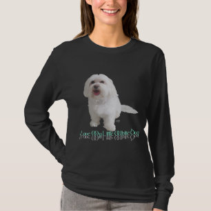 ハバナイズドッグ I Love My Little White Dog Tシャツ