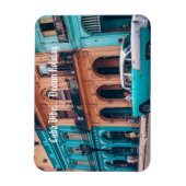 ハバナカラフルキューバヴィンテージ車 マグネット (縦)