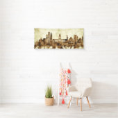 ハバナキューバの街並み 横断幕 (インサイチュ)