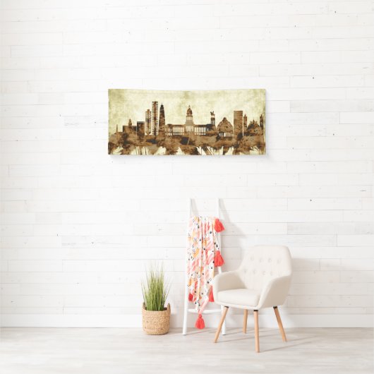 ハバナキューバの街並み 横断幕 (インサイチュ)