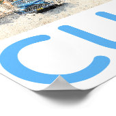 ハバナキューバカーイン通りシーン ポスター (角)