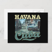 ハバナキューバグラフィティ通りアート – ラブハバナ ポストカード (正面/裏面)