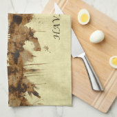 ハバナキューバシティスケープ キッチンタオル (四つ折り)