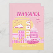 ハバナキューバピンクア名門私立校風のート シーズンカード (正面/裏面)