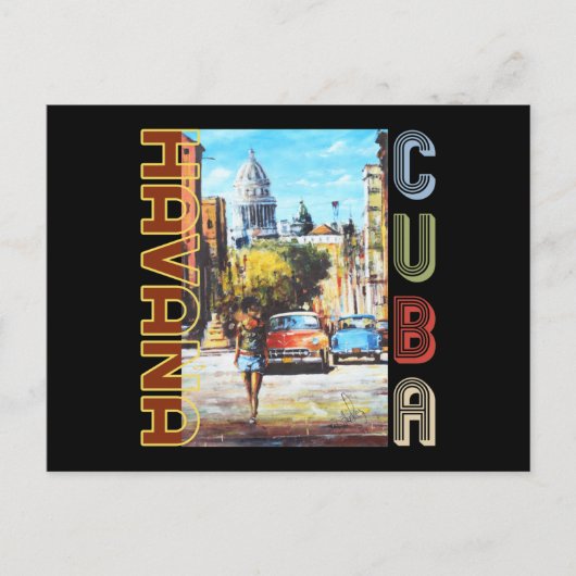 ハバナキューバファインアート – ナショナルキャピタル ポストカード (正面)