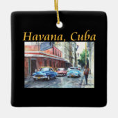ハバナキューバフローリディタアート セラミックオーナメント (正面)