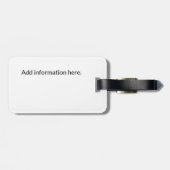 ハバナキューバヴィンテージミニマルレトロ旅行 ラゲッジタグ (裏面横)