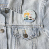 ハバナキューバヴィンテージ旅行アート 缶バッジ (インサイチュ)