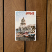 ハバナキューバヴィンテージ旅行水の色 ポストカード