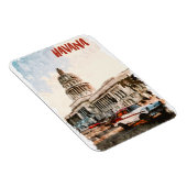 ハバナキューバヴィンテージ旅行水の色 マグネット (右側)