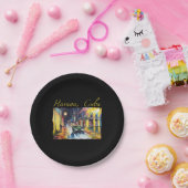 ハバナキューバ – ハバナヴィエジャナイトシーン ペーパープレート (パーティー)