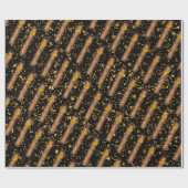 ハバナシガーラグジュアリービップキューバ金ゴールド ラッピングペーパー (フラット)